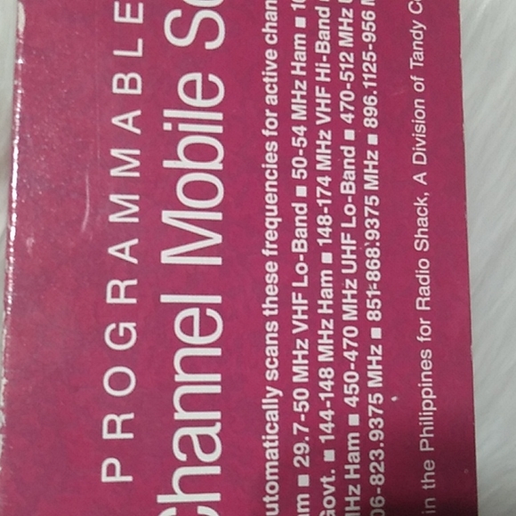 New Vintage Radio Shack 100 Channel Programmable Mobile Scanner - Picture 11 of 12